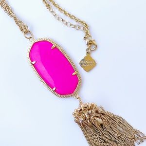 Kendra Scott Rayne Necklace in Magenta